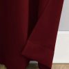 Solid Blackout Curtains, Maroon - Set of 2